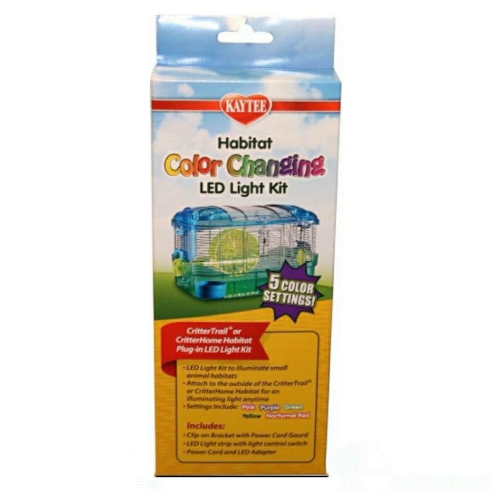 Kaytee Color Changing LED Light Kit for Small Animal Habitat